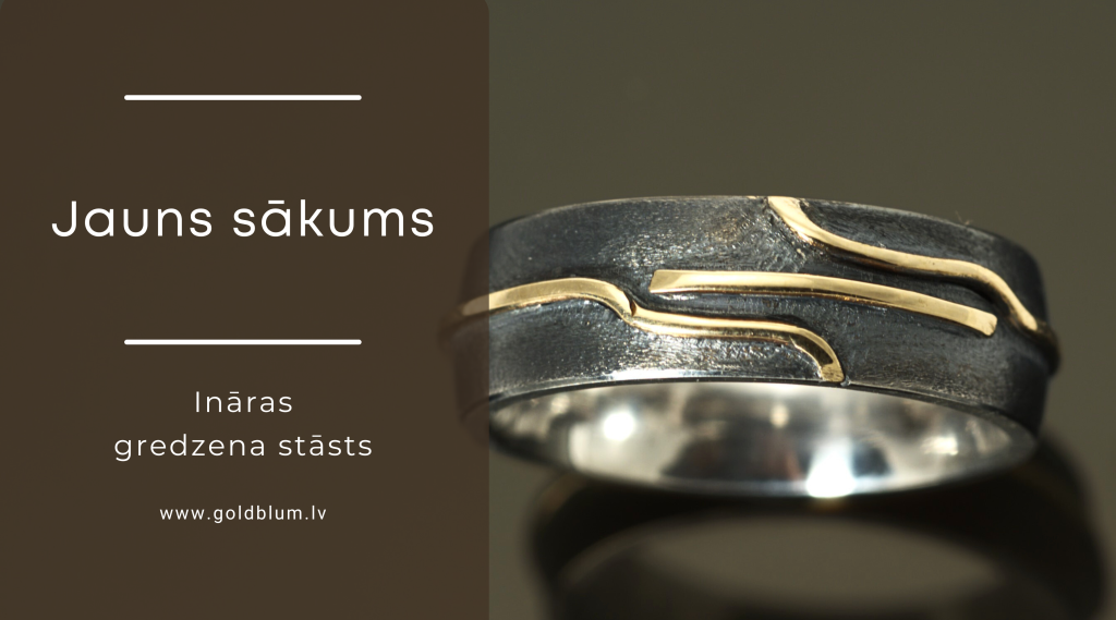 divi gredzeni sakausēti vienā