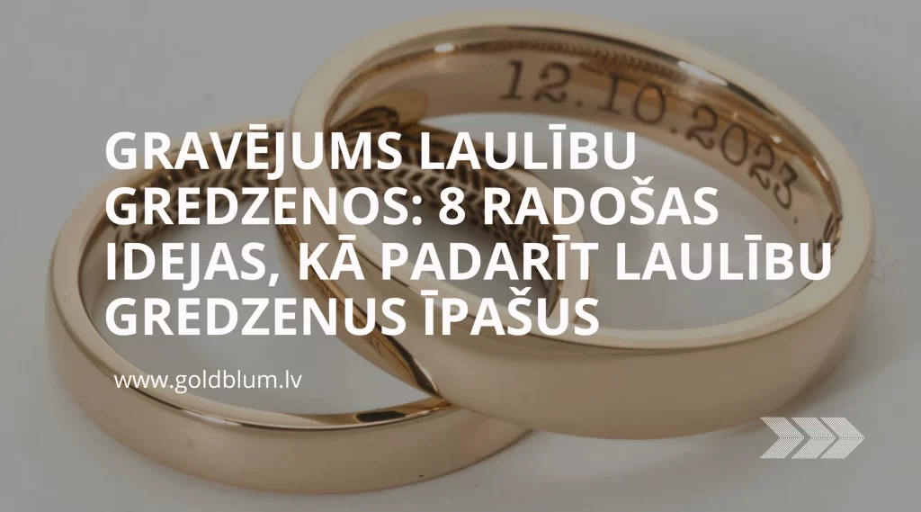 gravējums laulību gredzenos