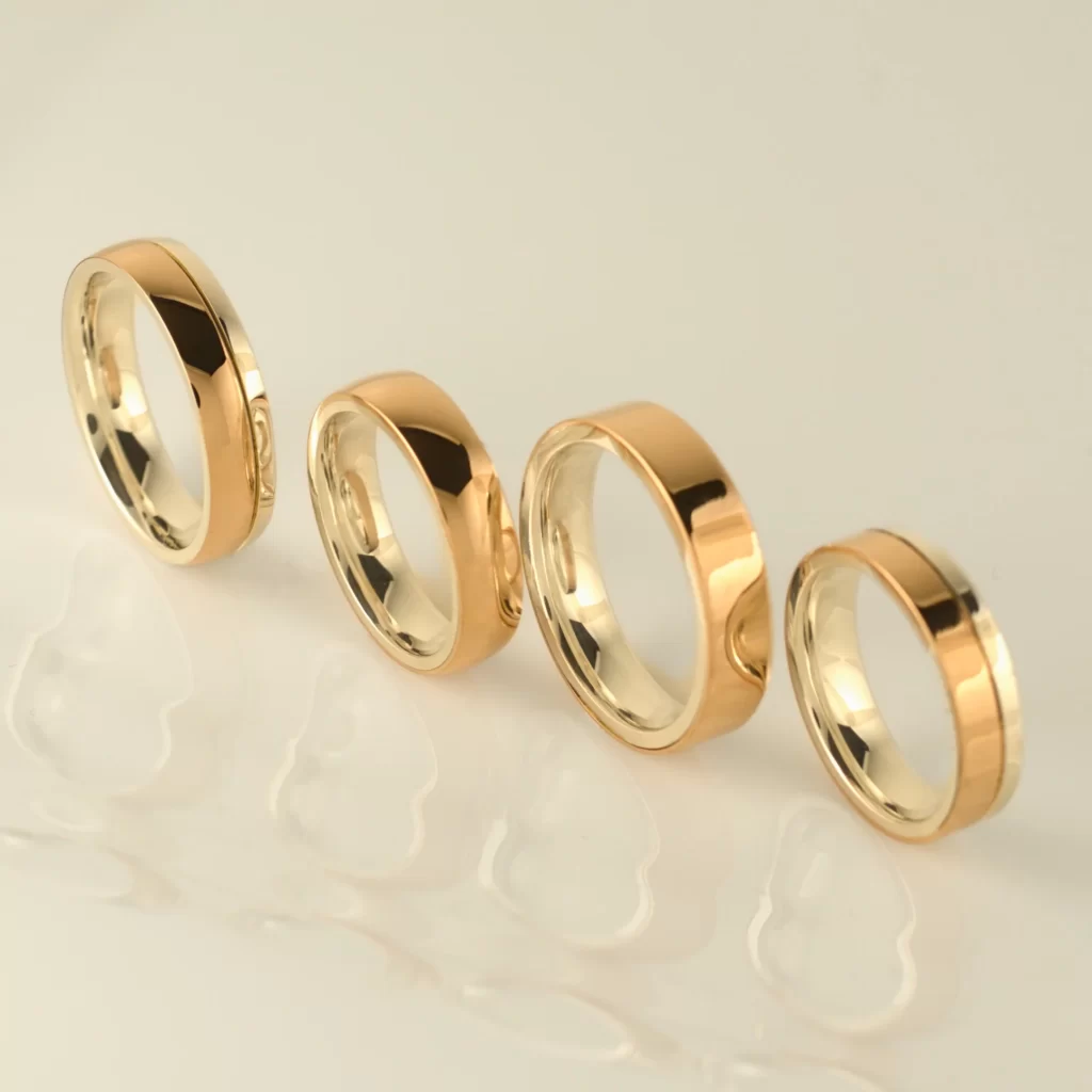 Laulības gredzenu kolekcija Saules rasa