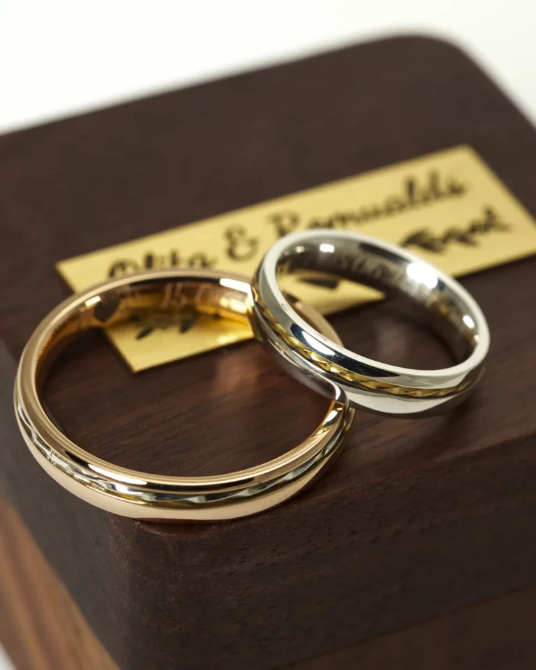 Personalizēti laulību gredzeni