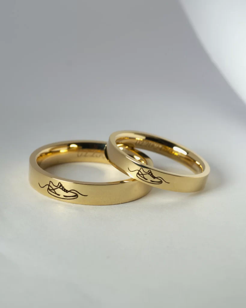 Personalizēti laulību gredzeni