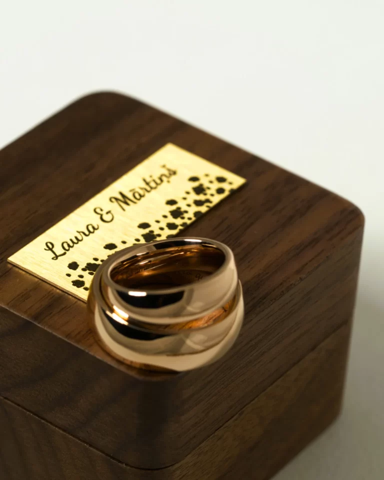 Personalizēti laulību gredzeni