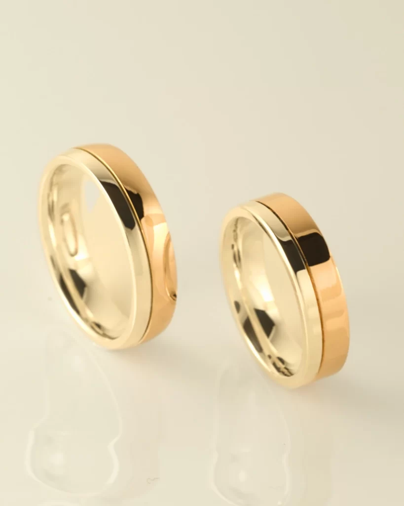 Laulības gredzenu kolekcija Sudraba rasa