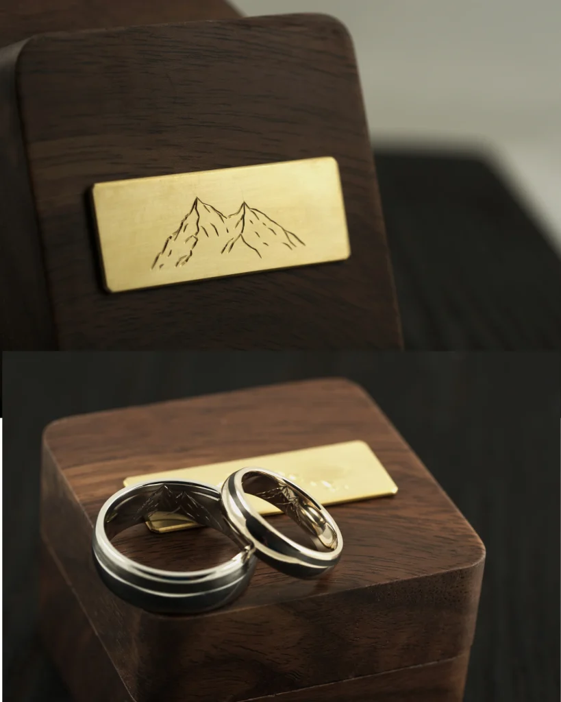 Laulības gredzeni ar stāstu