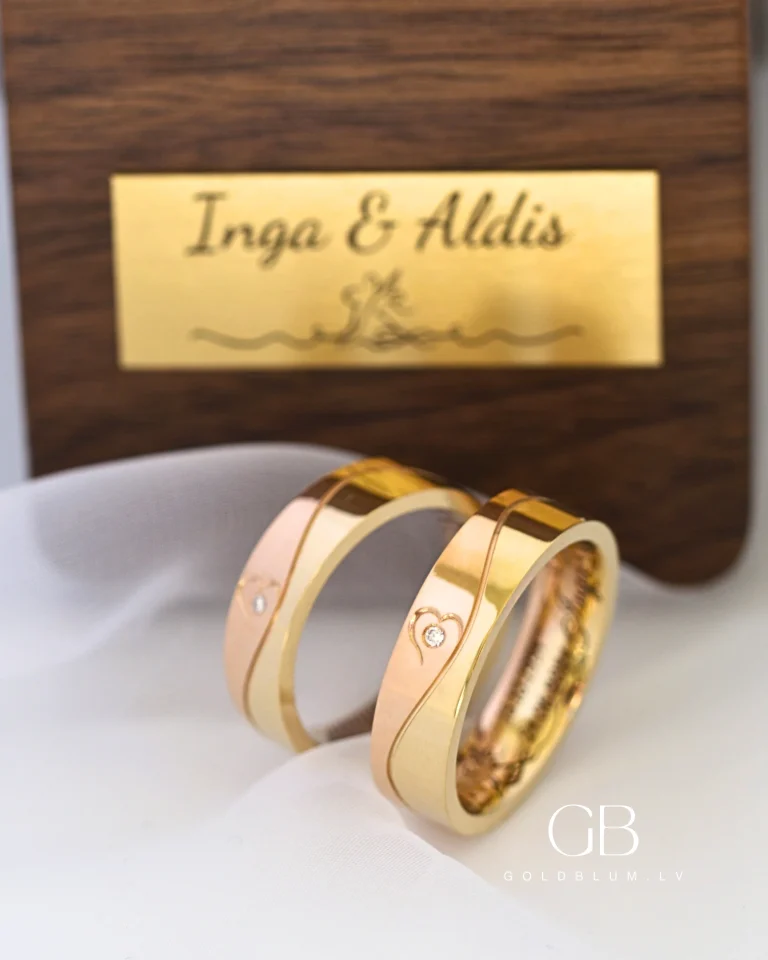 zelta laulības gredzeni