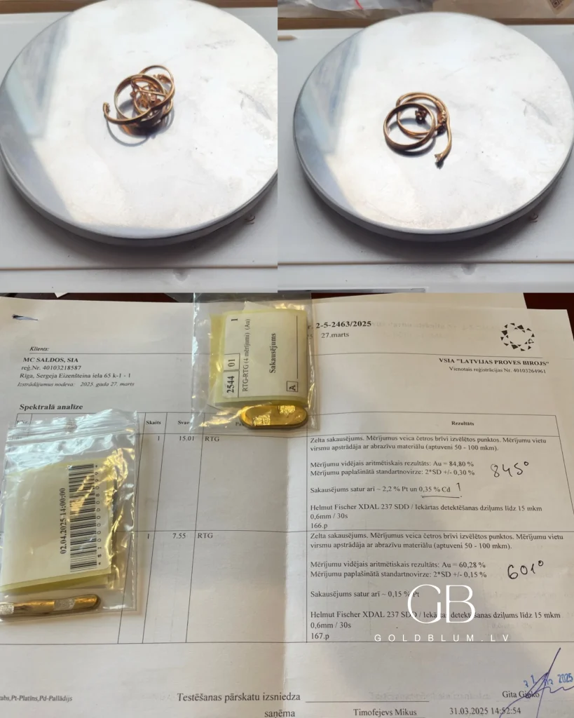 savs zelts laulības gredzenos