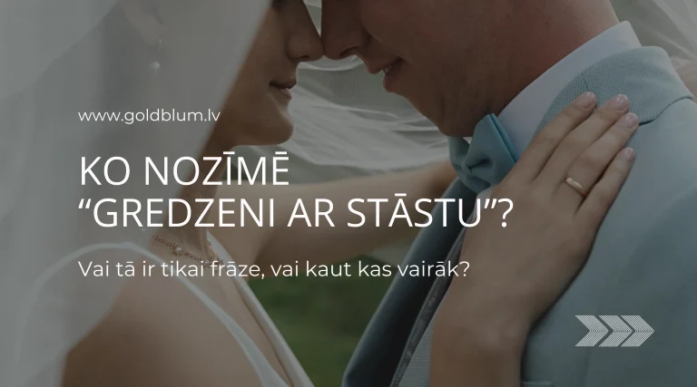 Ko nozīmē “gredzeni ar stāstu”?