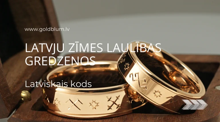 Latvju zīmes laulības gredzenos: LATVISKAIS KODS