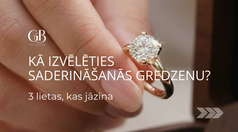 Kā izvēlēties saderināšanās gredzenu? 3 lietas, kas jāzina